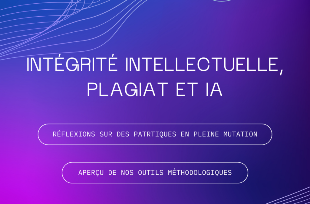 Intégrité intellectuelle, plagiat et IA