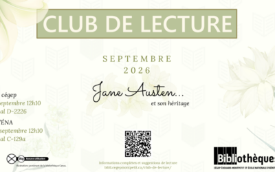 Jane Austen et son héritage, le thème de notre prochain club de lecture!
