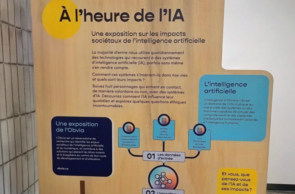Présentation de l&rsquo;exposition « À l’heure de l’IA »