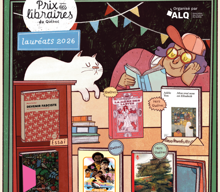 Lauréats des Prix des libraires du Québec 2026