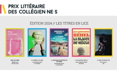 Finalistes du Prix littéraire des collégien·ne·s 2024