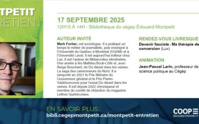 Bienvenue au premier Montpetit entretien de la session !