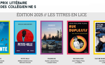 Finalistes du Prix littéraire des collégien·ne·s 2025