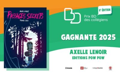 « Passages secrets. Tome 1, Trompe l’œil » d’Axelle Lenoir remporte la 8e édition du Prix BD des collégiens